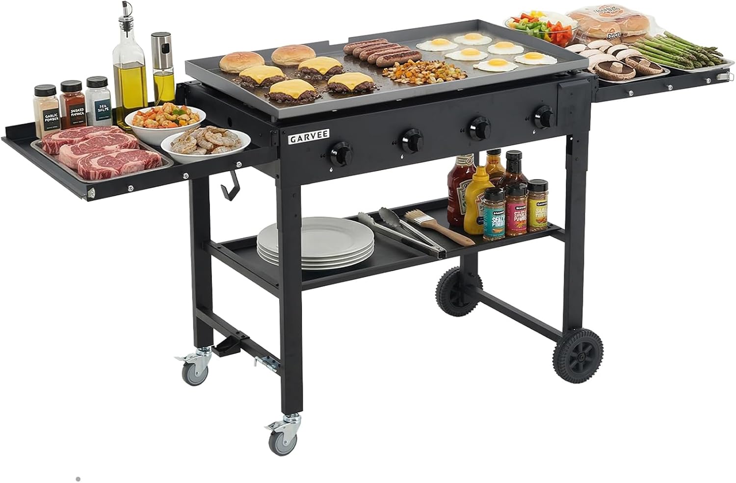 Camping Cooking Flat Top - Tacleekii 36 İnç Düz Yüzeyli Izgara,