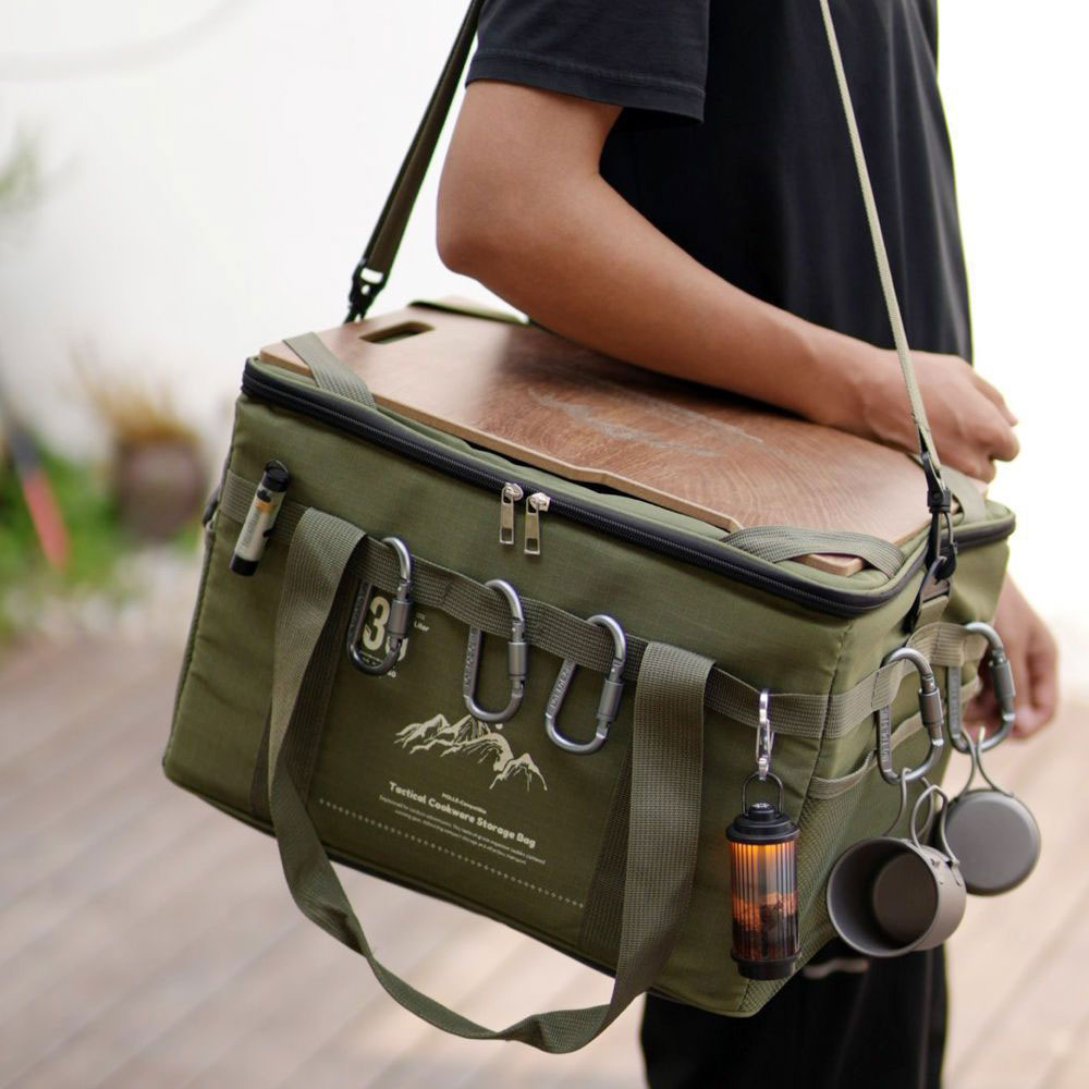 Camping Cooking Organizer - 36L Taktik Piknik Çantası Su Geçirmez