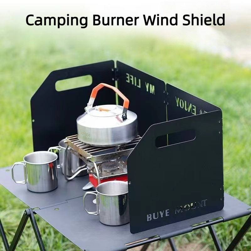 Camping Hiking Cooking - Kamp Sobası Rüzgarlık 4 Katlı Rüzgar
