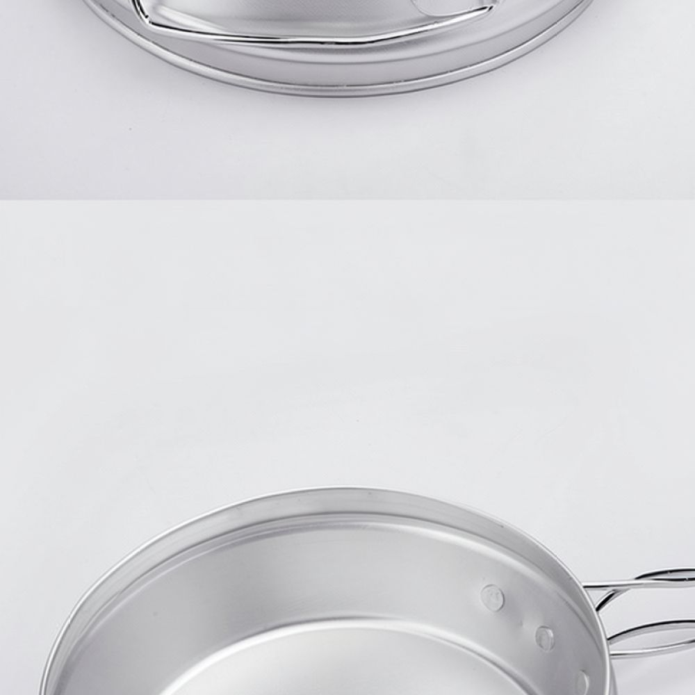 Camping Cooking Dining Set - Taşınabilir Alüminyum Kamp Tencere Seti, Starck