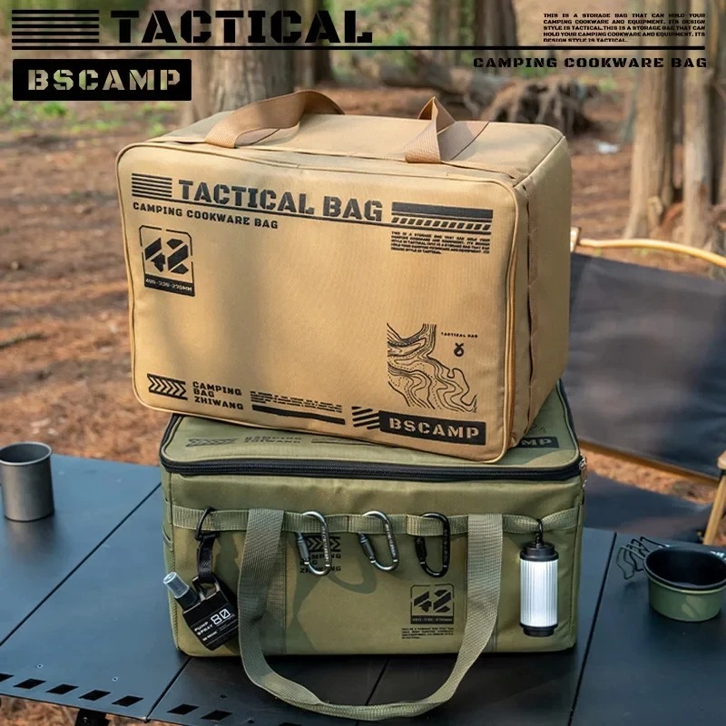 Camping Cooking Organizer - 30L/42L/56L Büyük Kapasiteli Katlanabilir Yalıtımlı Su