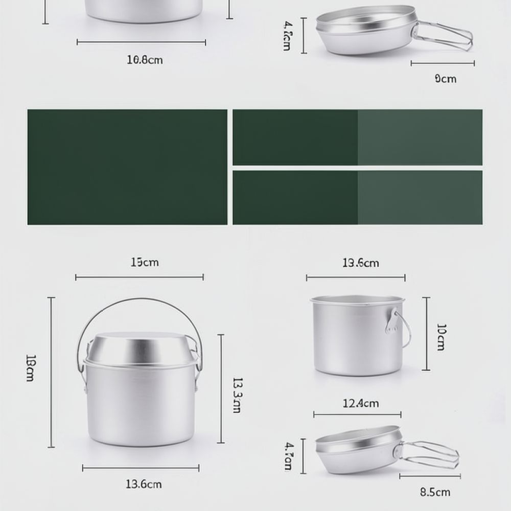 Taşınabilir Alüminyum Kamp Ten - Camping Cooking Dining Set incelemesi ve fiyatı