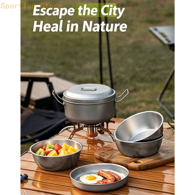 Tencere Kapaklı ve Tepsili Kam - Camping Cooking Dining Set incelemesi ve fiyatı